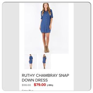 Kut  From The Kloth Chambray Dress